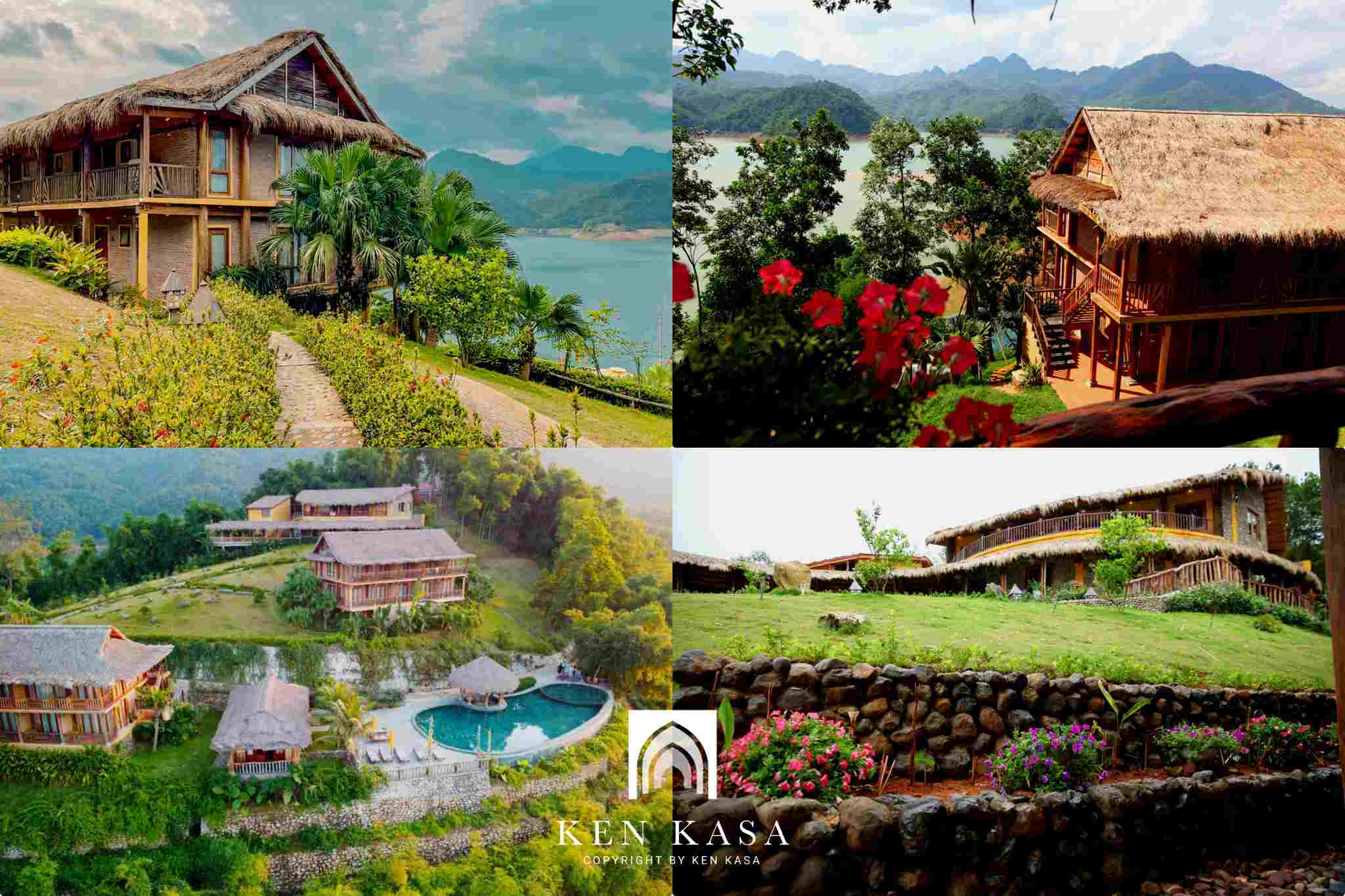 Mẫu nhà sàn homestay đẹp Mai Châu hideaway homestay